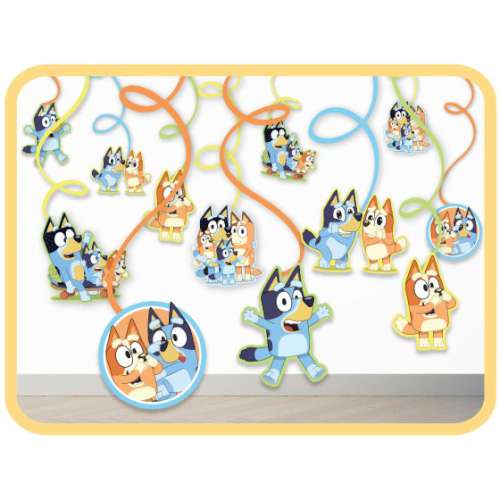 Bluey Hanging Swirl Decorations - Click Image to Close